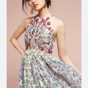 Bhanuni Georgette floral maxi dress